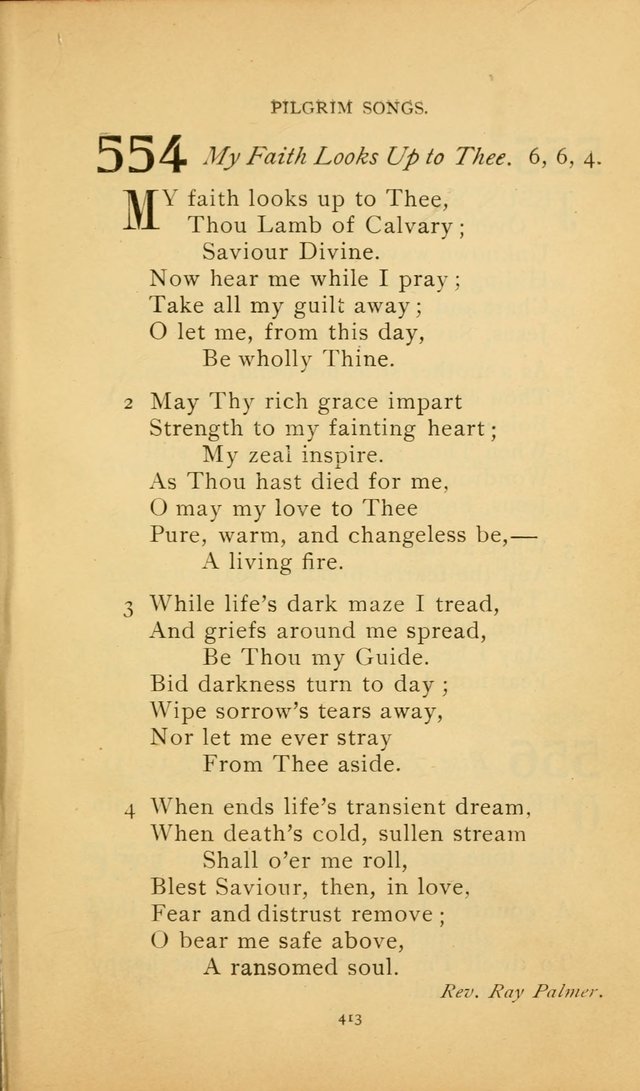 Hymn Book of the United Evangelical Church page 413
