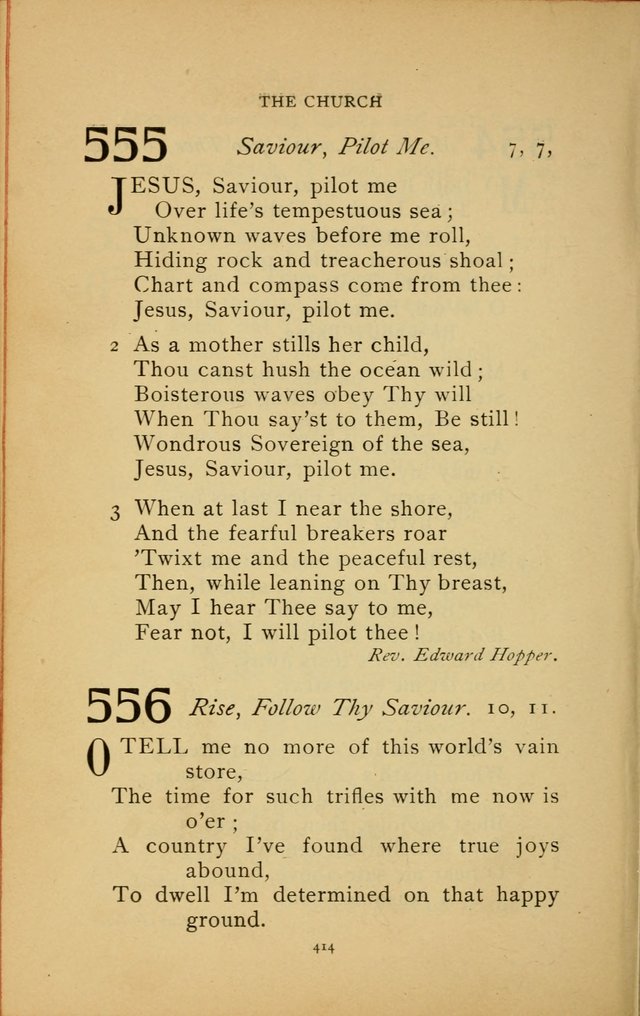 Hymn Book of the United Evangelical Church page 414
