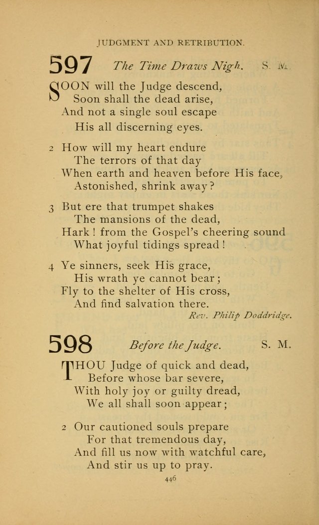 Hymn Book of the United Evangelical Church page 446