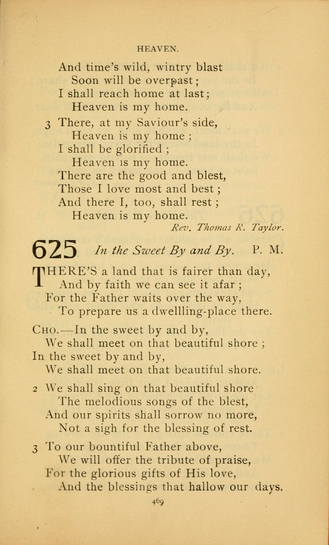 Hymn Book of the United Evangelical Church page 469