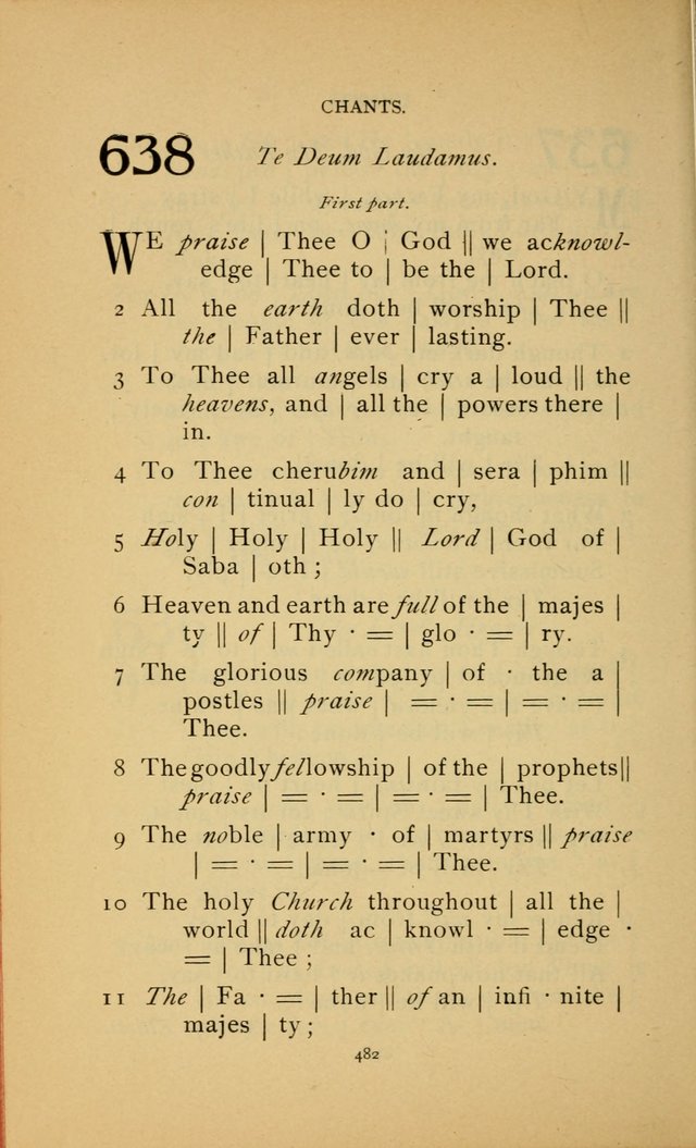 Hymn Book of the United Evangelical Church page 482