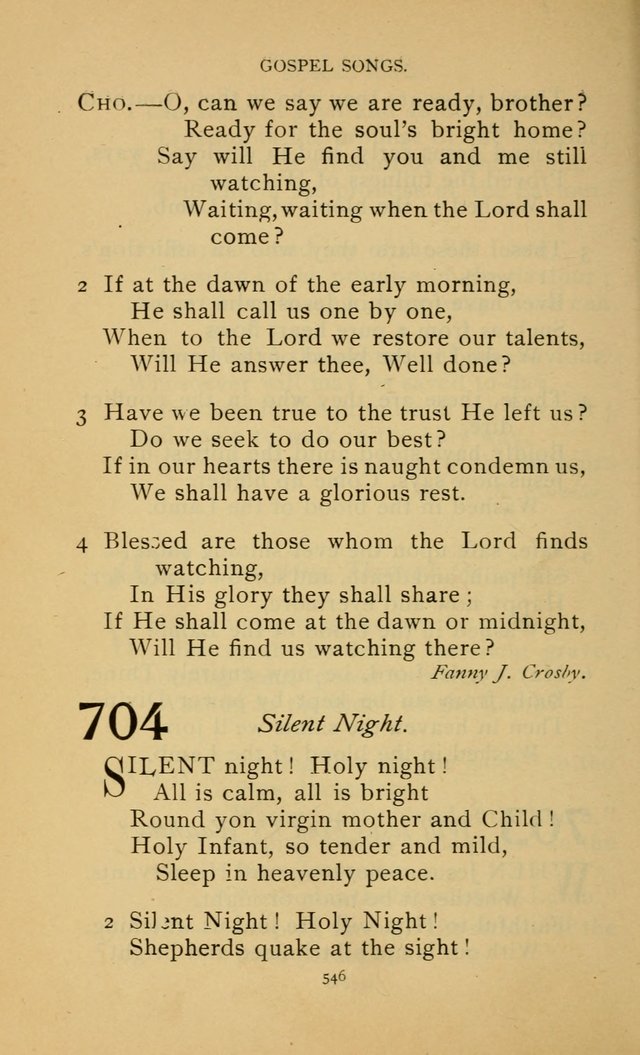 Hymn Book of the United Evangelical Church page 546