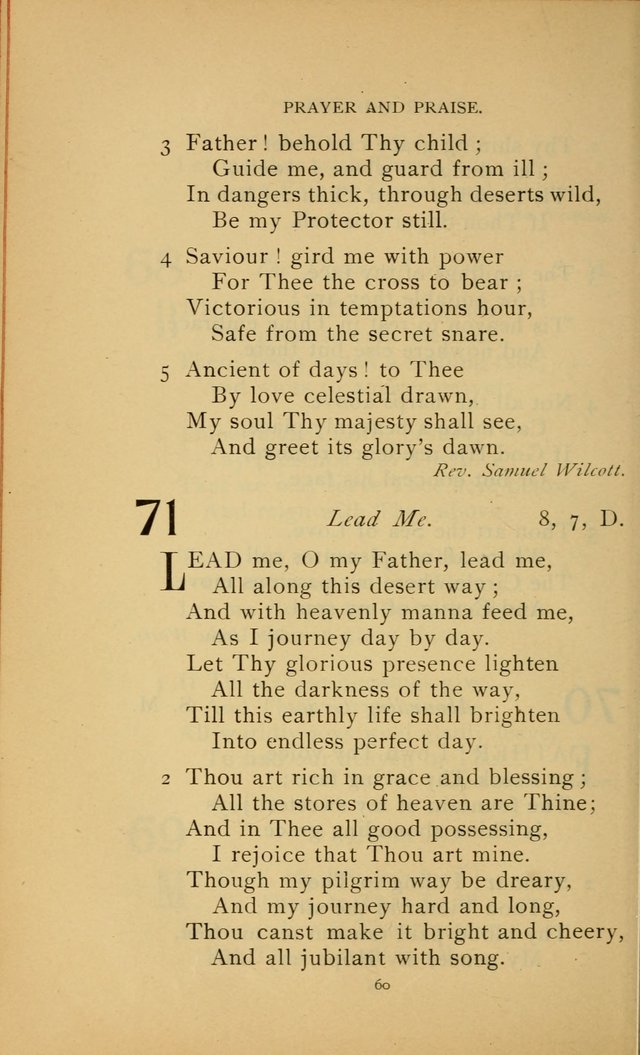 Hymn Book of the United Evangelical Church page 60