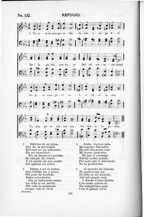 Himnario Cristiano para uso de las Iglesias Evangélicas page 134