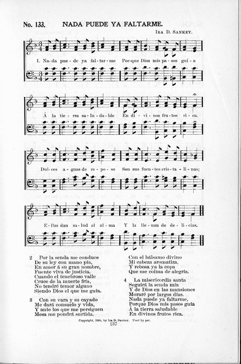 Himnario Cristiano para uso de las Iglesias Evangélicas page 135