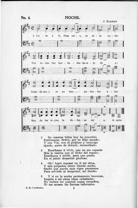 Himnario Cristiano para uso de las Iglesias Evangélicas page 4