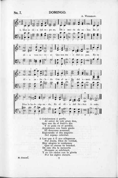 Himnario Cristiano para uso de las Iglesias Evangélicas page 7