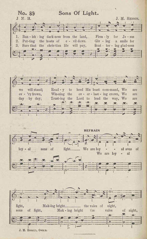 Harvest Carols: for the church, Sunday school, singing convention, singing school and all religious work and worship page 104
