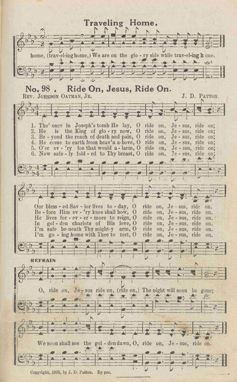 Harvest Carols: for the church, Sunday school, singing convention, singing school and all religious work and worship page 117