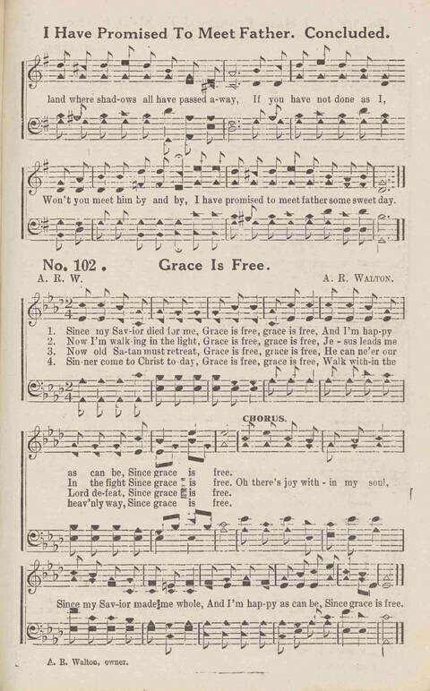 Harvest Carols: for the church, Sunday school, singing convention, singing school and all religious work and worship page 121