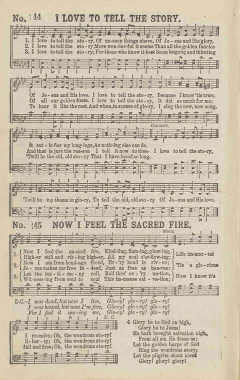 Harvest Carols: for the church, Sunday school, singing convention, singing school and all religious work and worship page 152