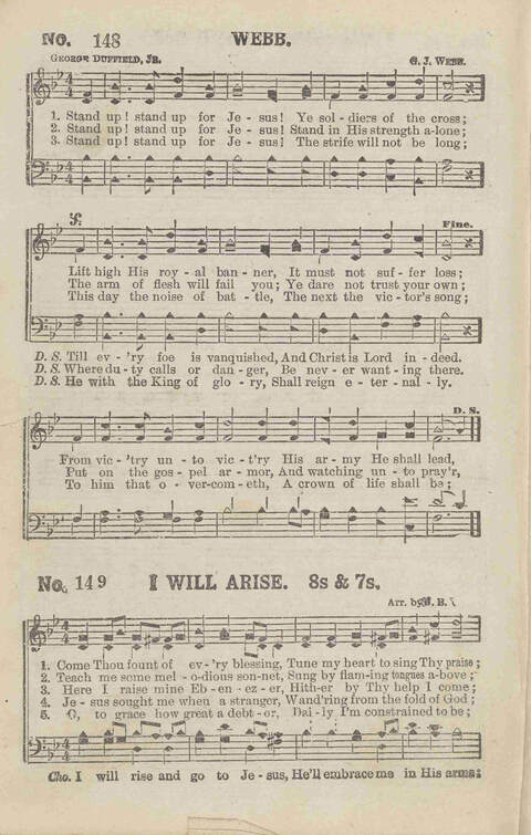 Harvest Carols: for the church, Sunday school, singing convention, singing school and all religious work and worship page 154
