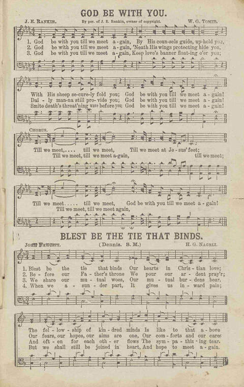 Harvest Carols: for the church, Sunday school, singing convention, singing school and all religious work and worship page 157