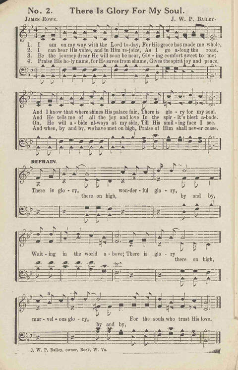 Harvest Carols: for the church, Sunday school, singing convention, singing school and all religious work and worship page 2