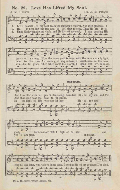 Harvest Carols: for the church, Sunday school, singing convention, singing school and all religious work and worship page 29