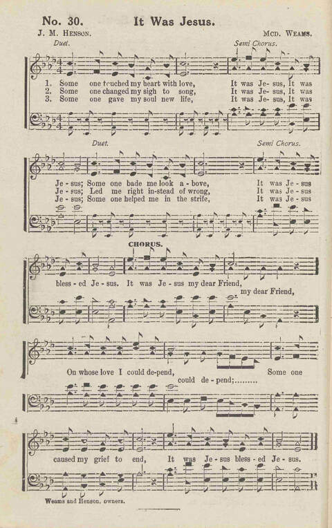 Harvest Carols: for the church, Sunday school, singing convention, singing school and all religious work and worship page 30