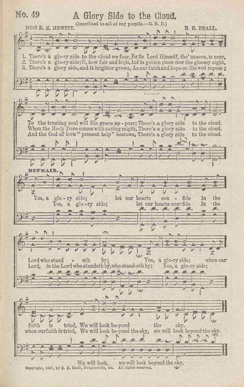 Harvest Carols: for the church, Sunday school, singing convention, singing school and all religious work and worship page 49