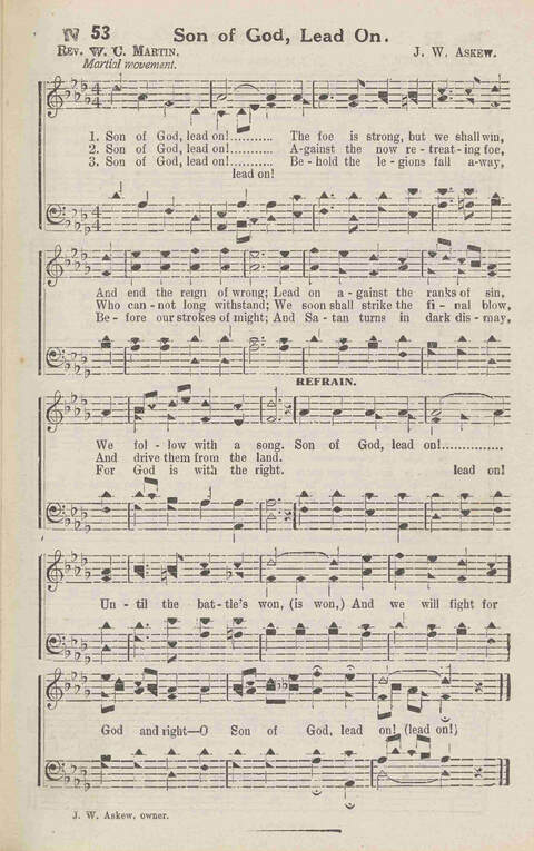 Harvest Carols: for the church, Sunday school, singing convention, singing school and all religious work and worship page 53