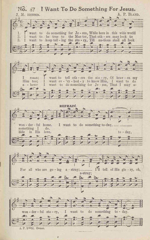 Harvest Carols: for the church, Sunday school, singing convention, singing school and all religious work and worship page 57
