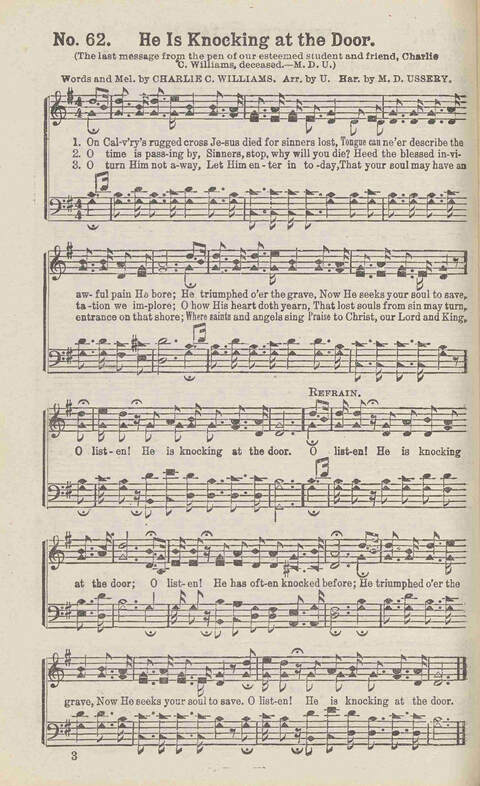 Harvest Carols: for the church, Sunday school, singing convention, singing school and all religious work and worship page 62