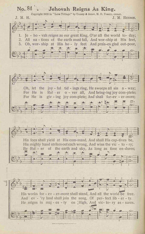 Harvest Carols: for the church, Sunday school, singing convention, singing school and all religious work and worship page 94
