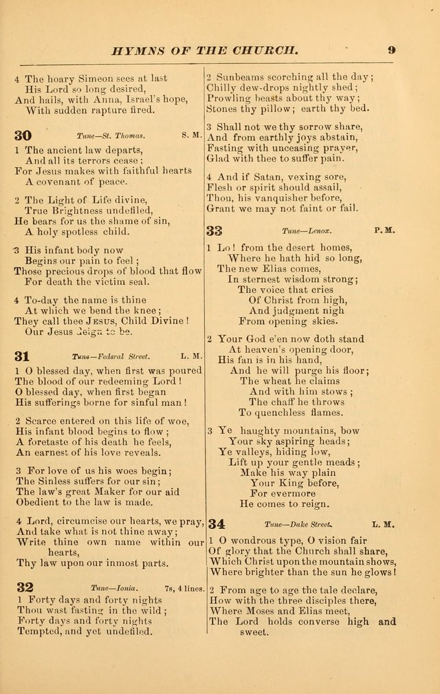 Hymns of the Church, Ancient and Modern for the use