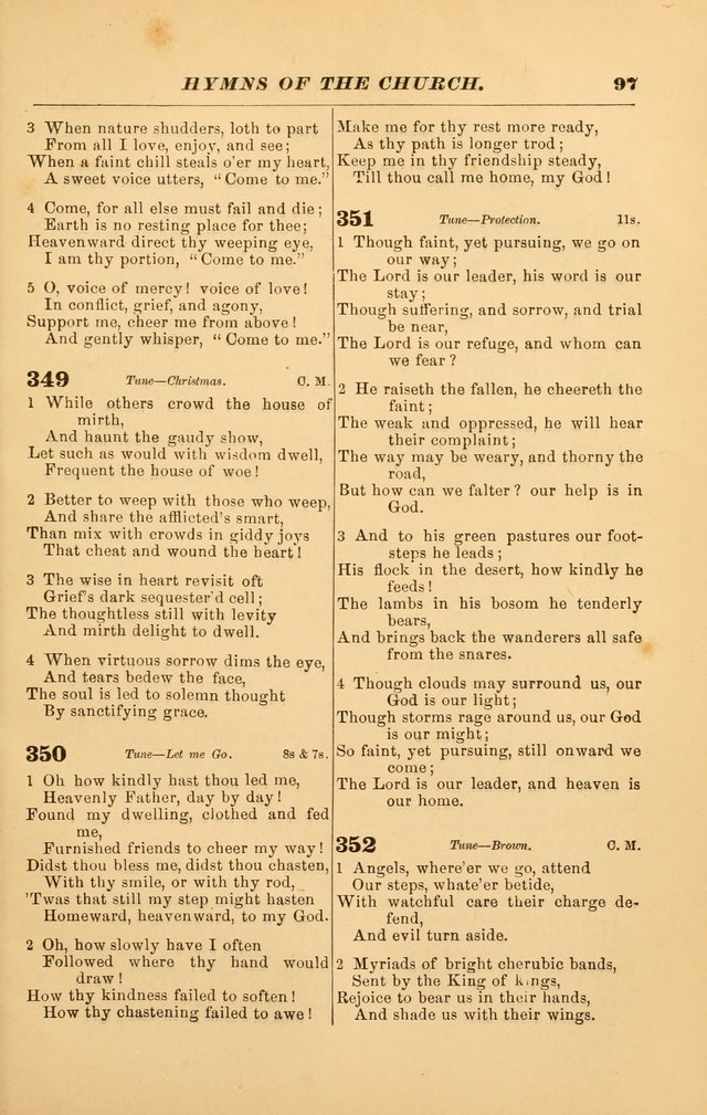 Hymns of the Church, Ancient and Modern: for the use of all who love to sing the praises of God in Christ, in the family, the school, or the church; with a discourse on music as a divine ordinance... page 97