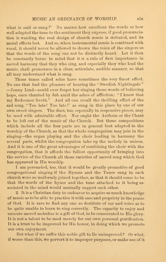 Hymns of the Church, Ancient and Modern: for the use of all who love to sing the praises of God in Christ, in the family, the school, or the church; with a discourse on music as a divine ordinance... page xxv
