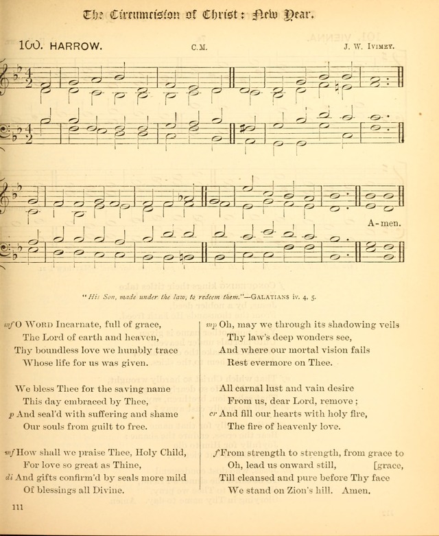 The Hymnal Companion to the Book of Common Prayer with accompanying tunes (3rd ed., rev. and enl.) page 111