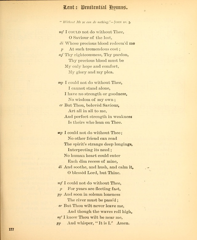 The Hymnal Companion to the Book of Common Prayer with accompanying tunes (3rd ed., rev. and enl.) page 177