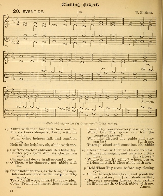 The Hymnal Companion to the Book of Common Prayer with accompanying tunes (3rd ed., rev. and enl.) page 22