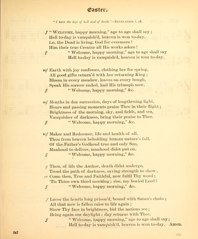 The Hymnal Companion to the Book of Common Prayer with accompanying tunes (3rd ed., rev. and enl.) page 247