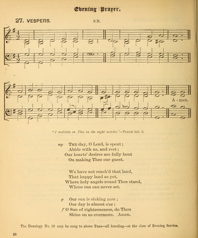 The Hymnal Companion to the Book of Common Prayer with accompanying tunes (3rd ed., rev. and enl.) page 30
