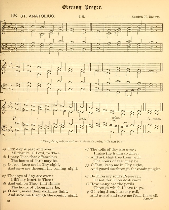 The Hymnal Companion to the Book of Common Prayer with accompanying tunes (3rd ed., rev. and enl.) page 31