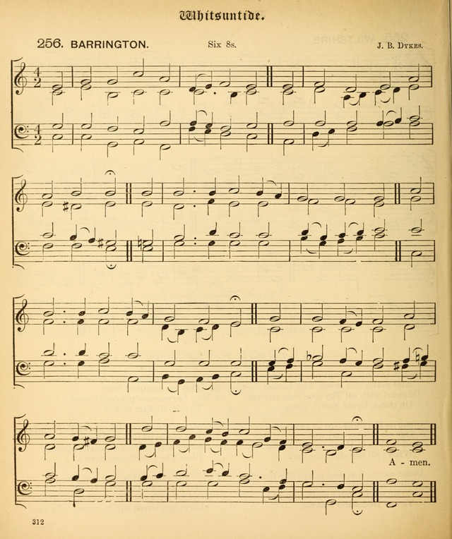 The Hymnal Companion to the Book of Common Prayer with accompanying tunes (3rd ed., rev. and enl.) page 312