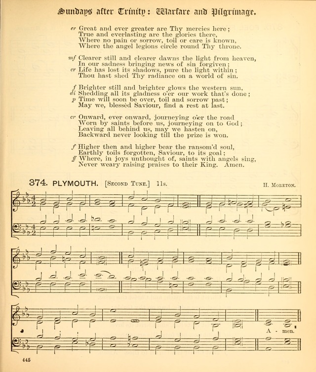 The Hymnal Companion to the Book of Common Prayer with accompanying tunes (3rd ed., rev. and enl.) page 445