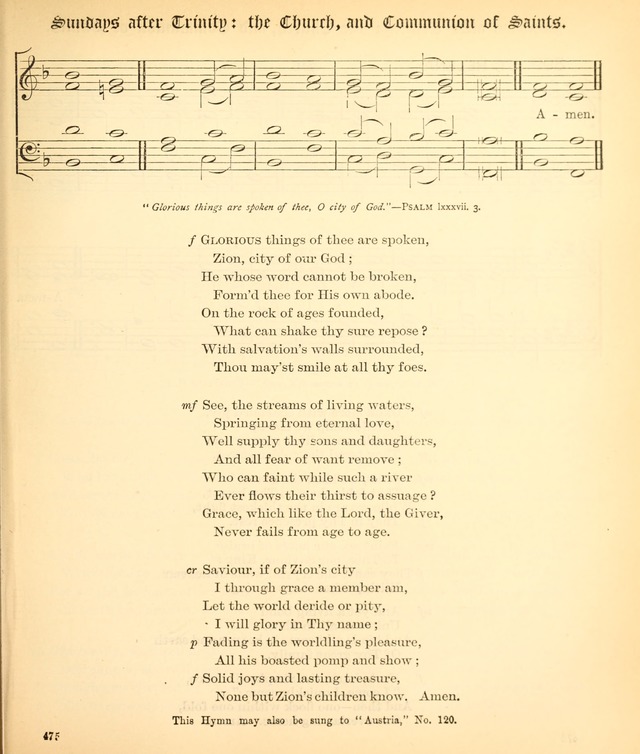 The Hymnal Companion to the Book of Common Prayer with accompanying tunes (3rd ed., rev. and enl.) page 475
