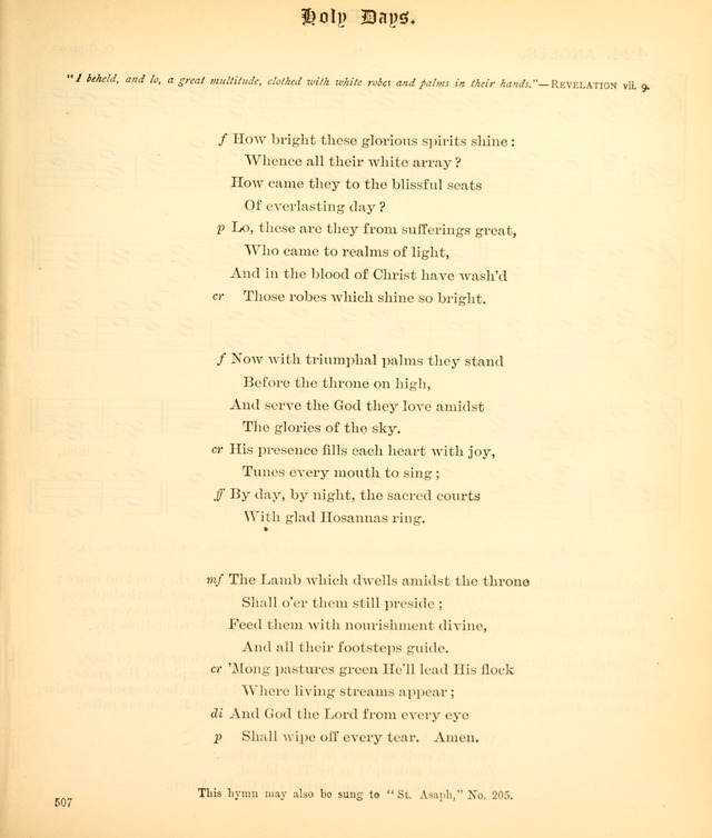 The Hymnal Companion to the Book of Common Prayer with accompanying tunes (3rd ed., rev. and enl.) page 507