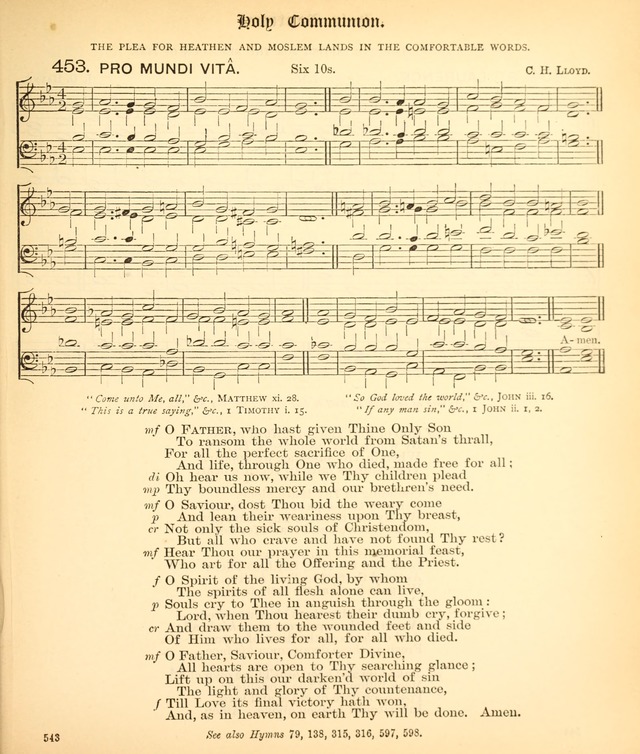 The Hymnal Companion to the Book of Common Prayer with accompanying tunes (3rd ed., rev. and enl.) page 543