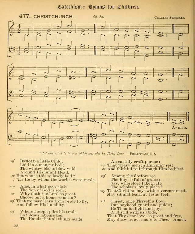 The Hymnal Companion to the Book of Common Prayer with accompanying tunes (3rd ed., rev. and enl.) page 568