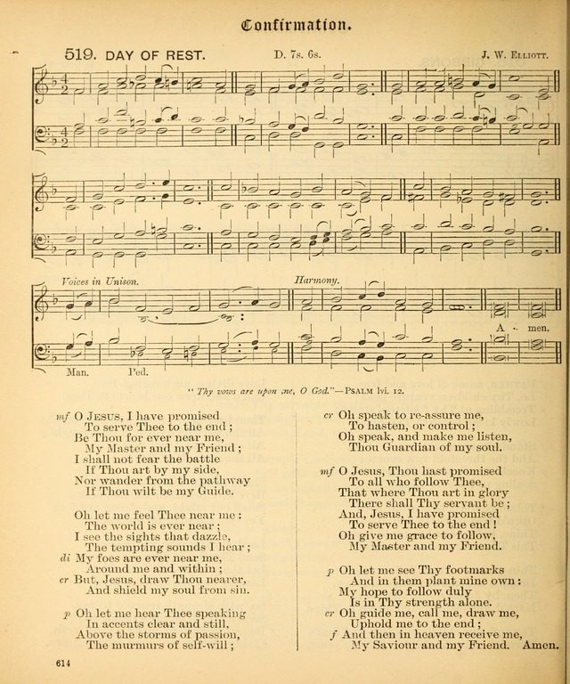 The Hymnal Companion to the Book of Common Prayer with accompanying tunes (3rd ed., rev. and enl.) page 614