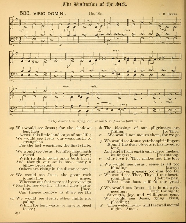 The Hymnal Companion to the Book of Common Prayer with accompanying tunes (3rd ed., rev. and enl.) page 632