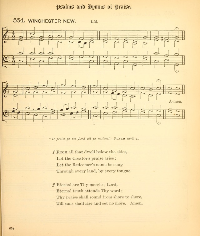 The Hymnal Companion to the Book of Common Prayer with accompanying tunes (3rd ed., rev. and enl.) page 653