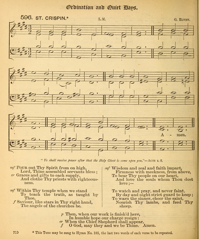 The Hymnal Companion to the Book of Common Prayer with accompanying tunes (3rd ed., rev. and enl.) page 710