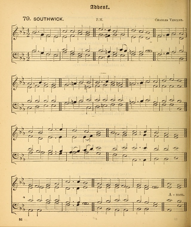The Hymnal Companion to the Book of Common Prayer with accompanying tunes (3rd ed., rev. and enl.) page 86