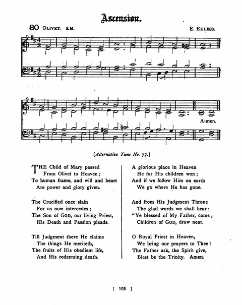 Hymns for the Children of the Church: with accompanying tunes page 103