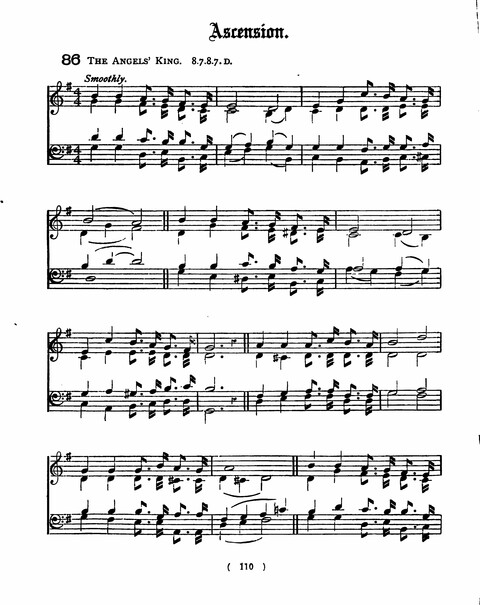 Hymns for the Children of the Church: with accompanying tunes page 110