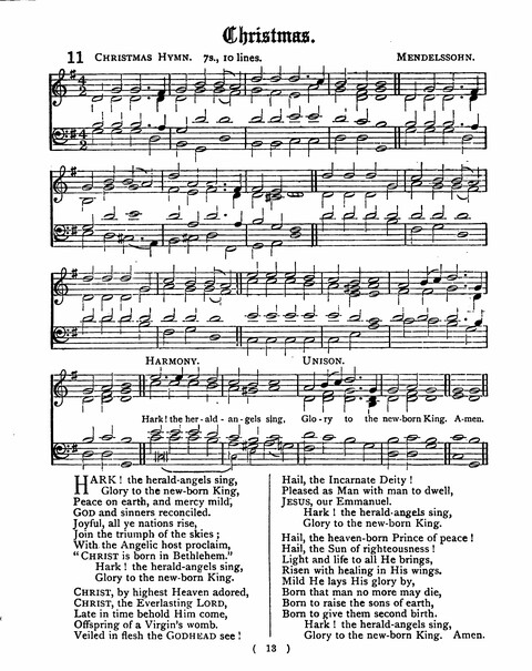 Hymns for the Children of the Church: with accompanying tunes page 13