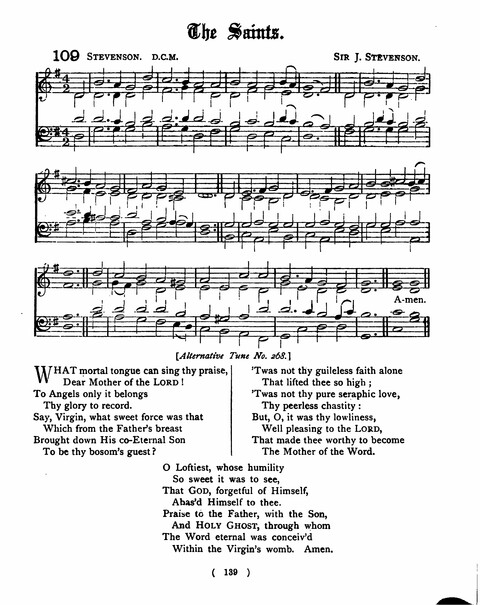 Hymns for the Children of the Church: with accompanying tunes page 139