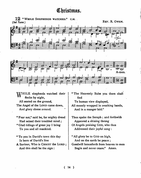 Hymns for the Children of the Church: with accompanying tunes page 14